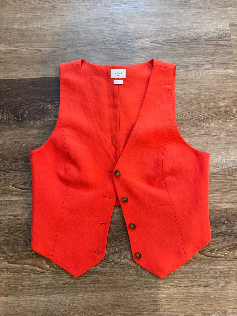 Aritzia Pacino vest - Cruise Linen
